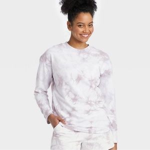 Trendy Tie Dye Crewneck Pullover